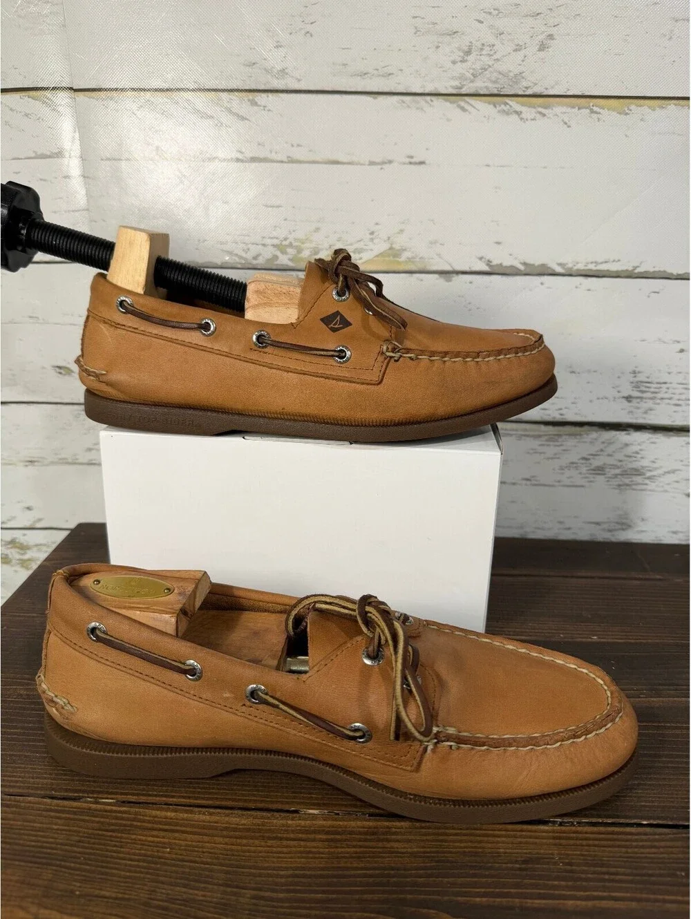 Sperry Top-Sider Authentic Original 2-Eye Boat Shoe - Mens Size 9.5